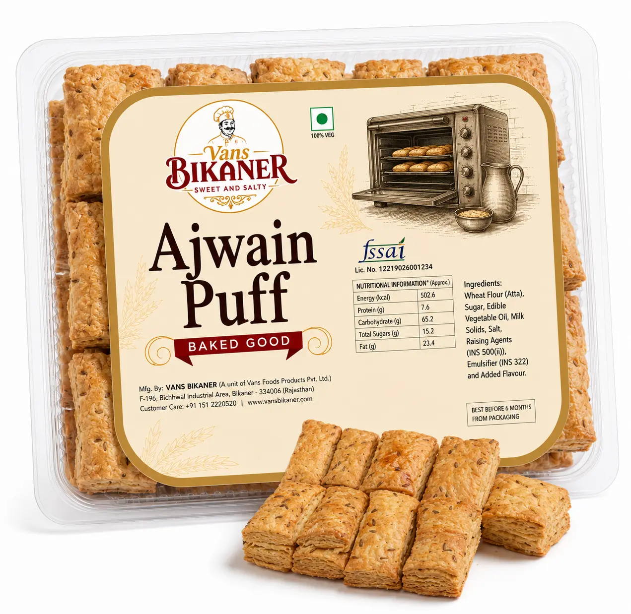 Ajwain Puff