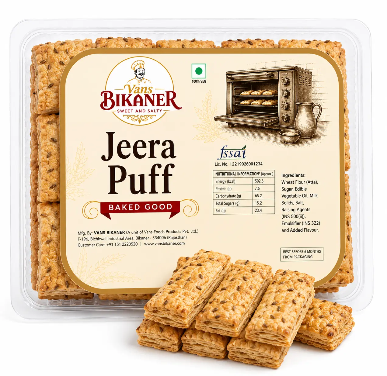 Jeera Puff